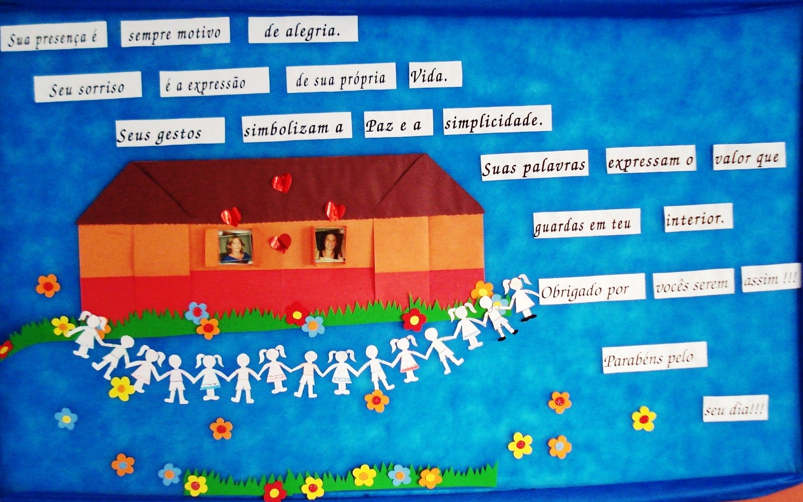 Mural dia da escola