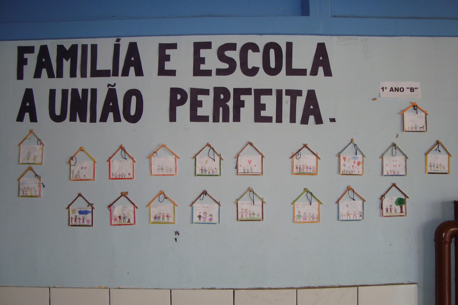 Mural dia da escola