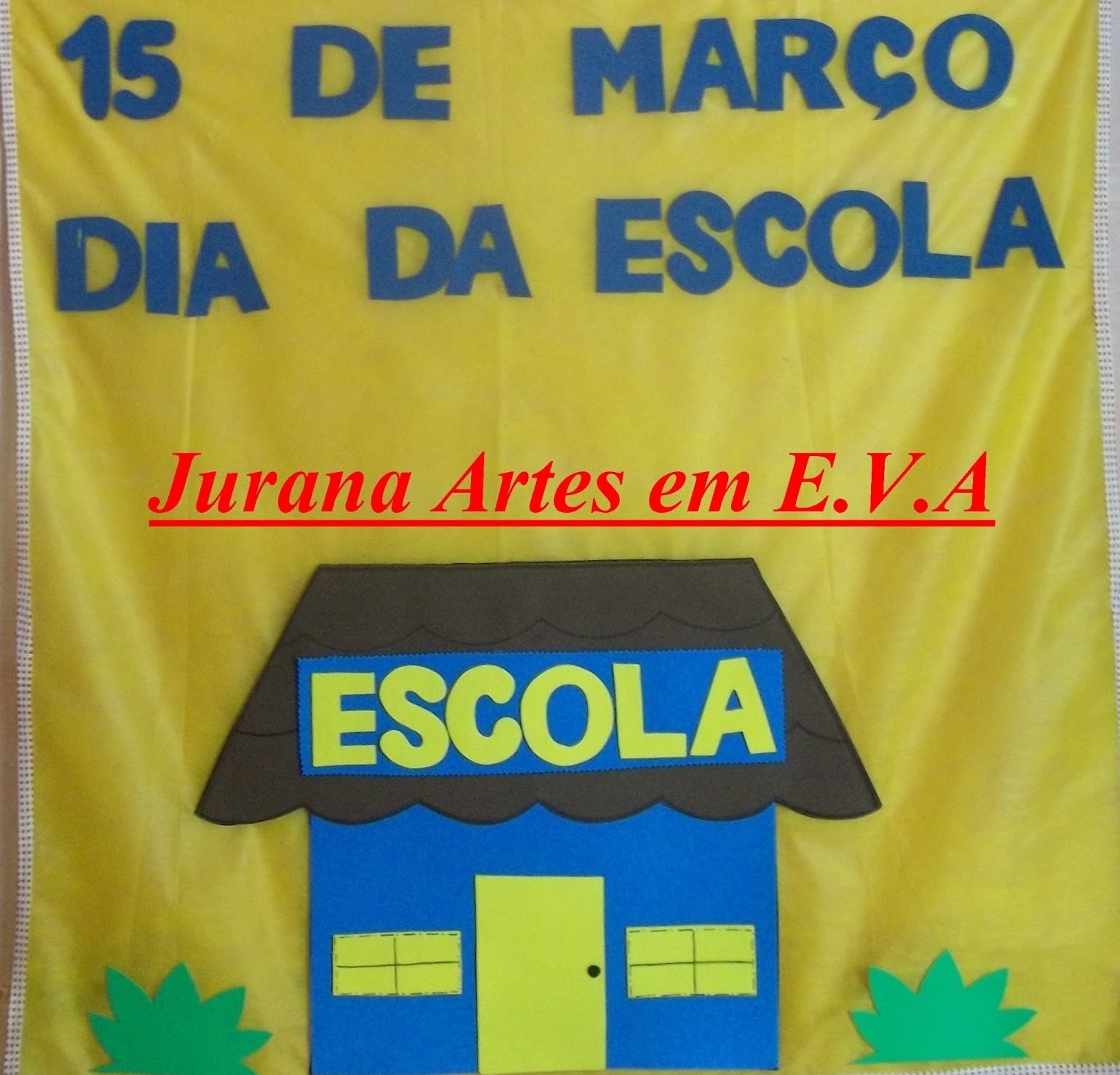 Mural dia da escola