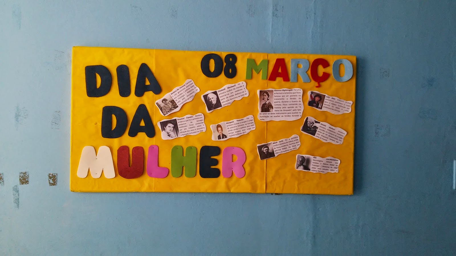 Mural dia da mulher