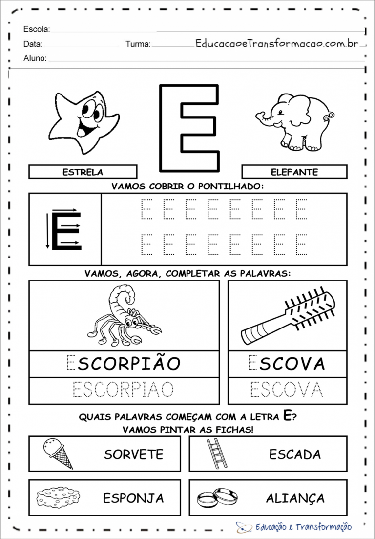 Letra E - História, significado e utilização da letra e - Letras do ...