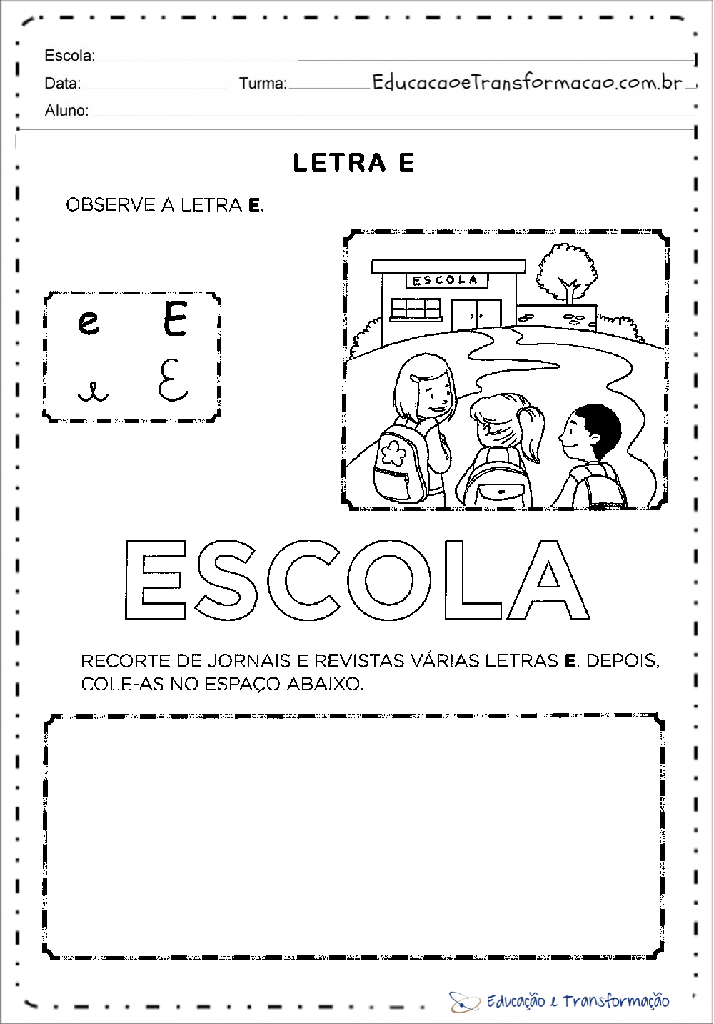 Verbos Com A Letra E - NAZAEDU