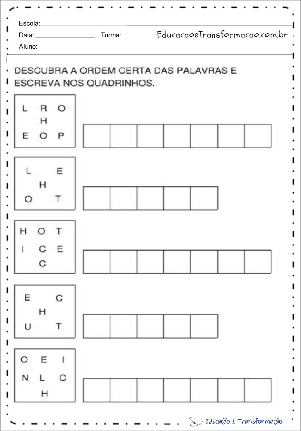 Como Ensinar A Letra H Na Educação Infantil