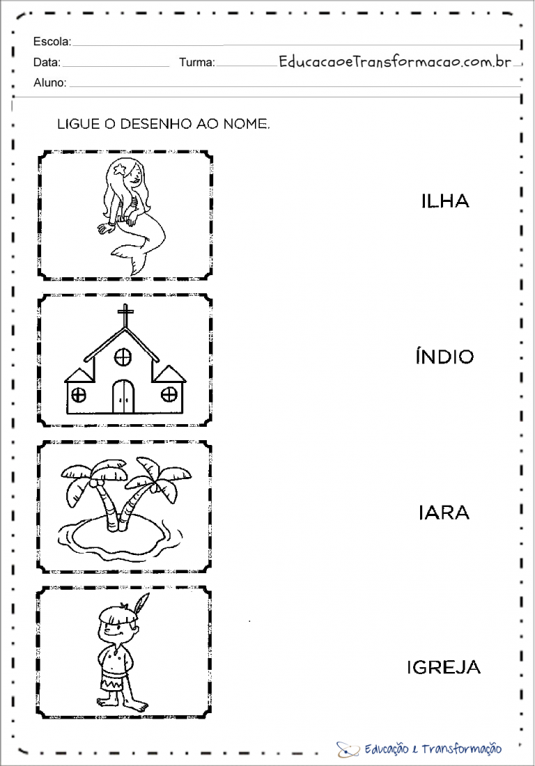 Atividades com a letra I para alfabetização - Atividades Educativas