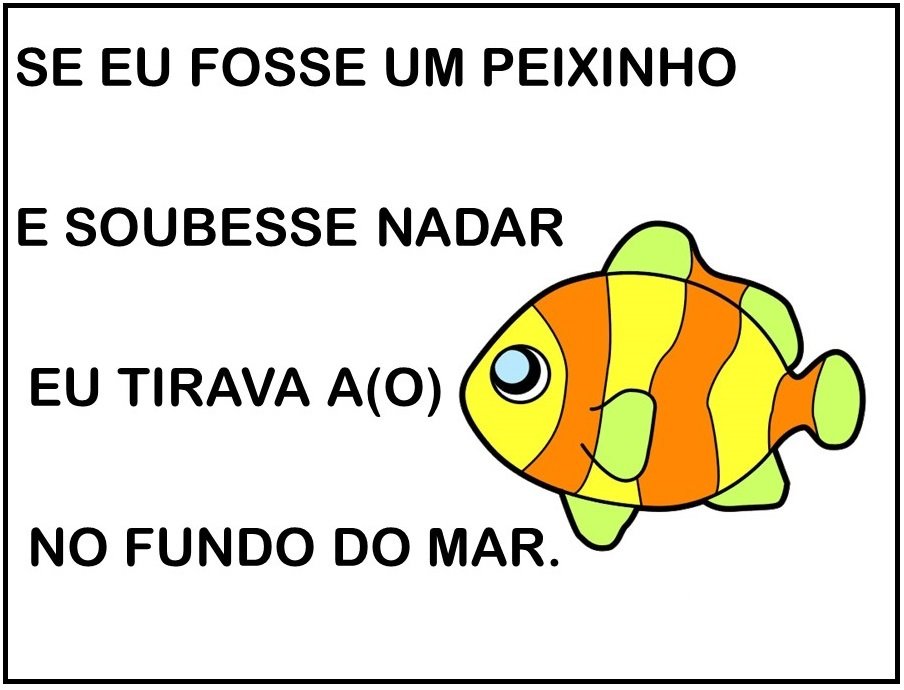 Atividades com Nome Próprio: A canoa virou