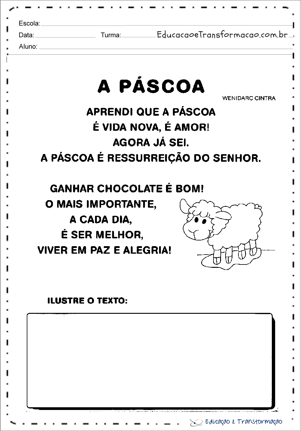 Atividades de Páscoa Educação Infantil