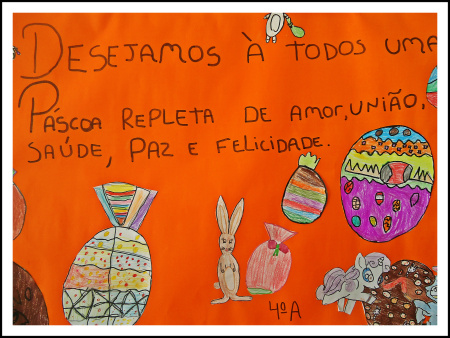 Cartaz de Páscoa em EVA
