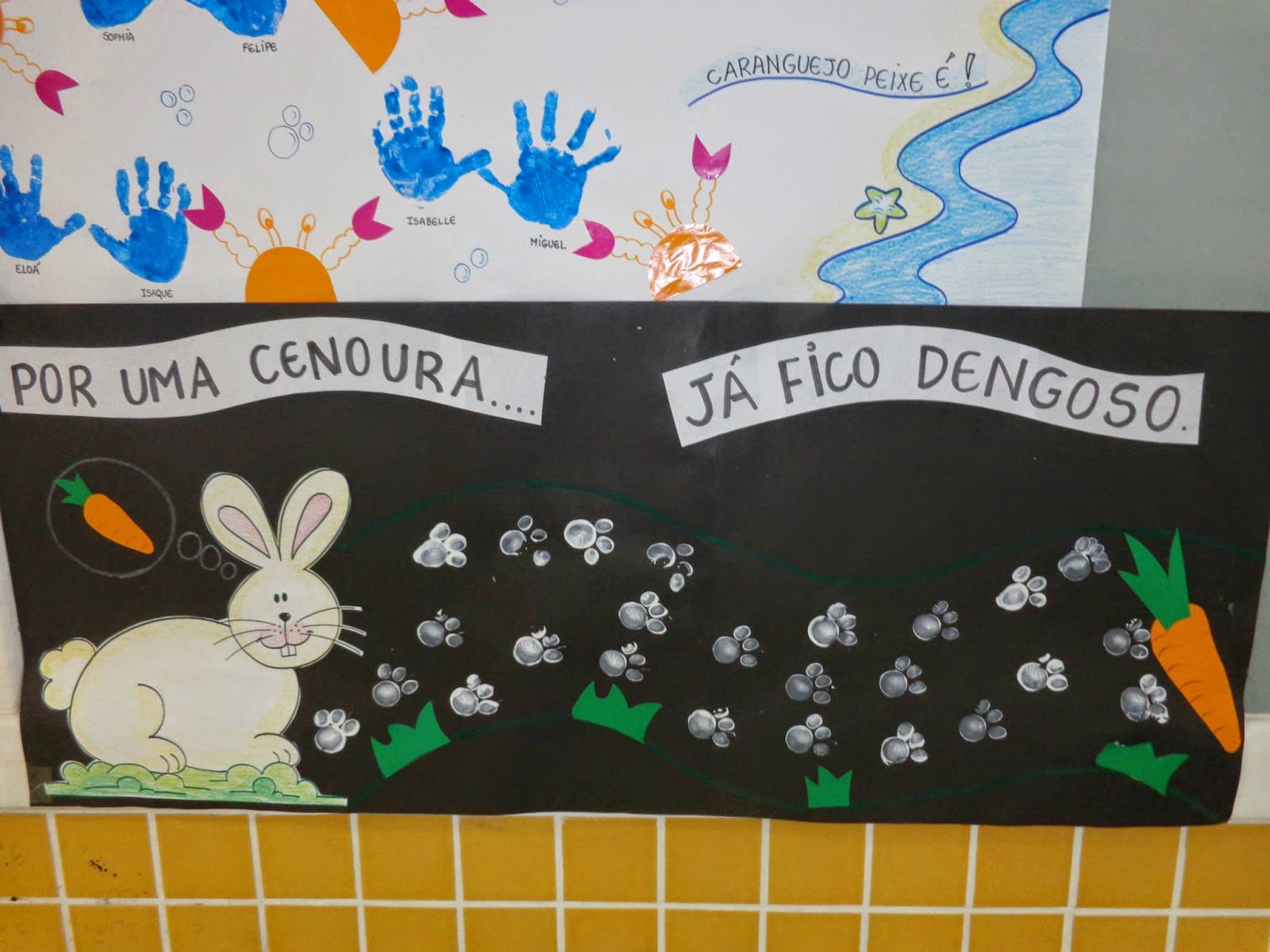 Cartaz de Páscoa em EVA