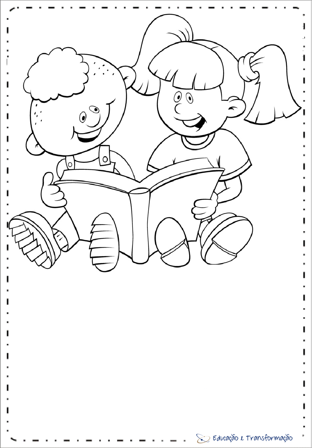 Atividades para o Dia do Livro: Desenhos para colorir