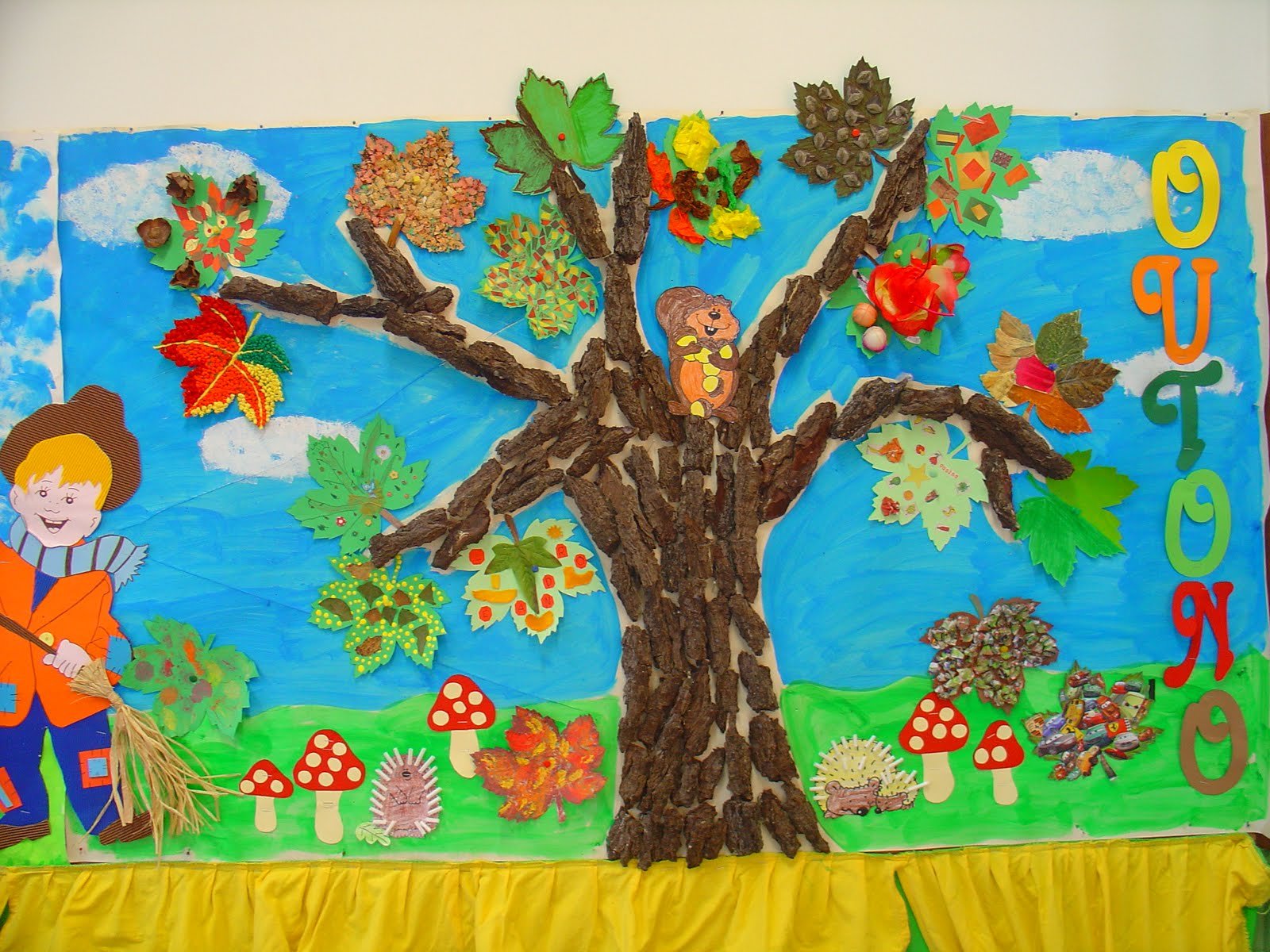 Mural de Outono para Educação Infantil