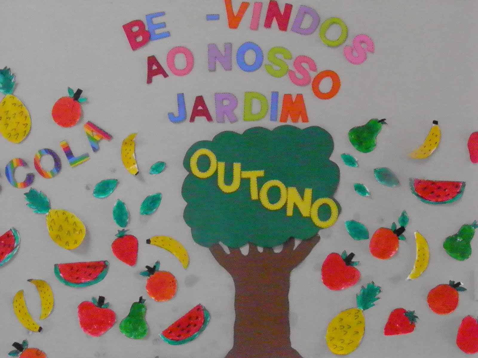 Mural de Outono para Educação Infantil