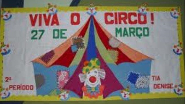 Mural Dia do Circo em EVA 