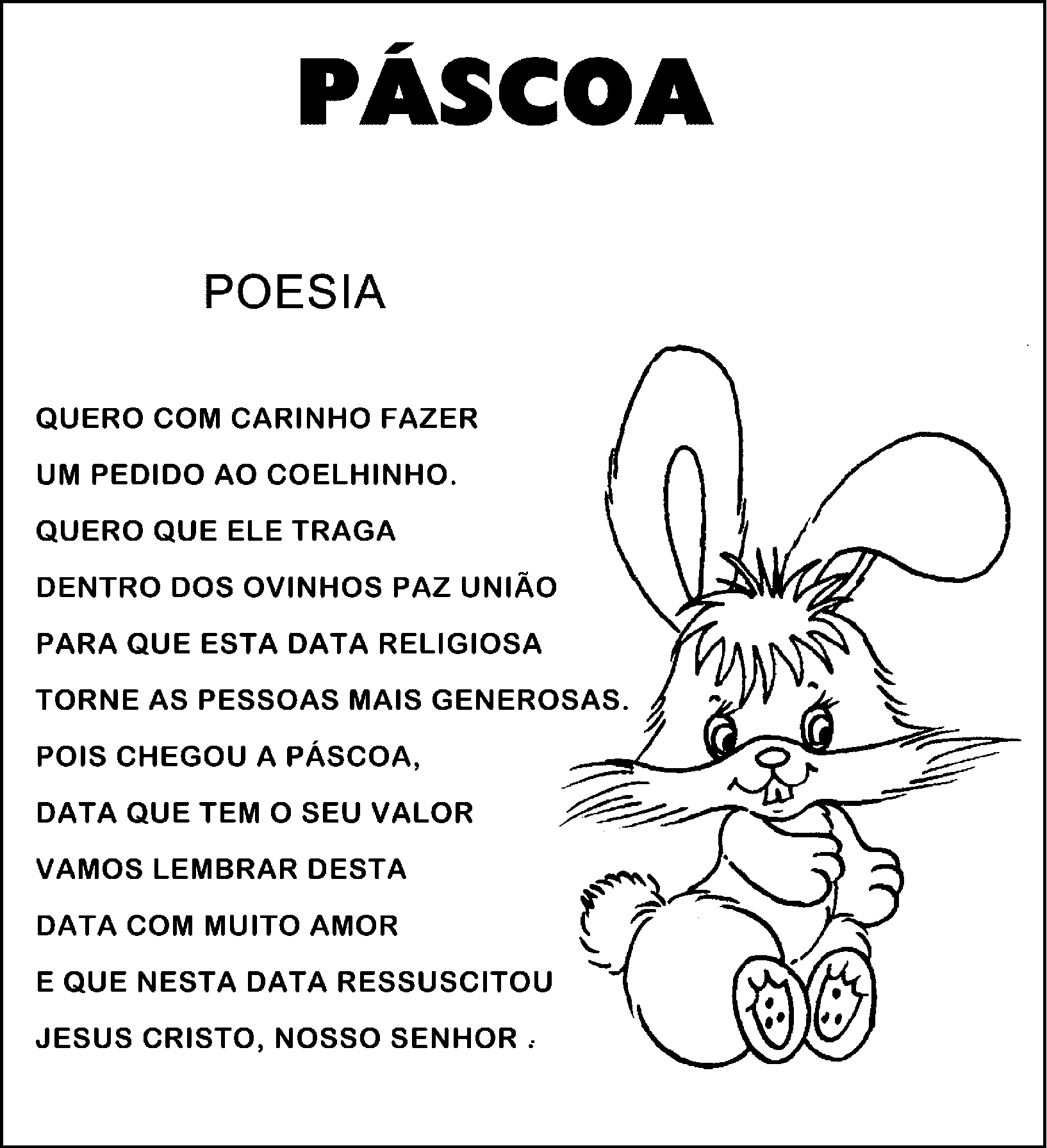 Textos sobre a Páscoa: Poesia