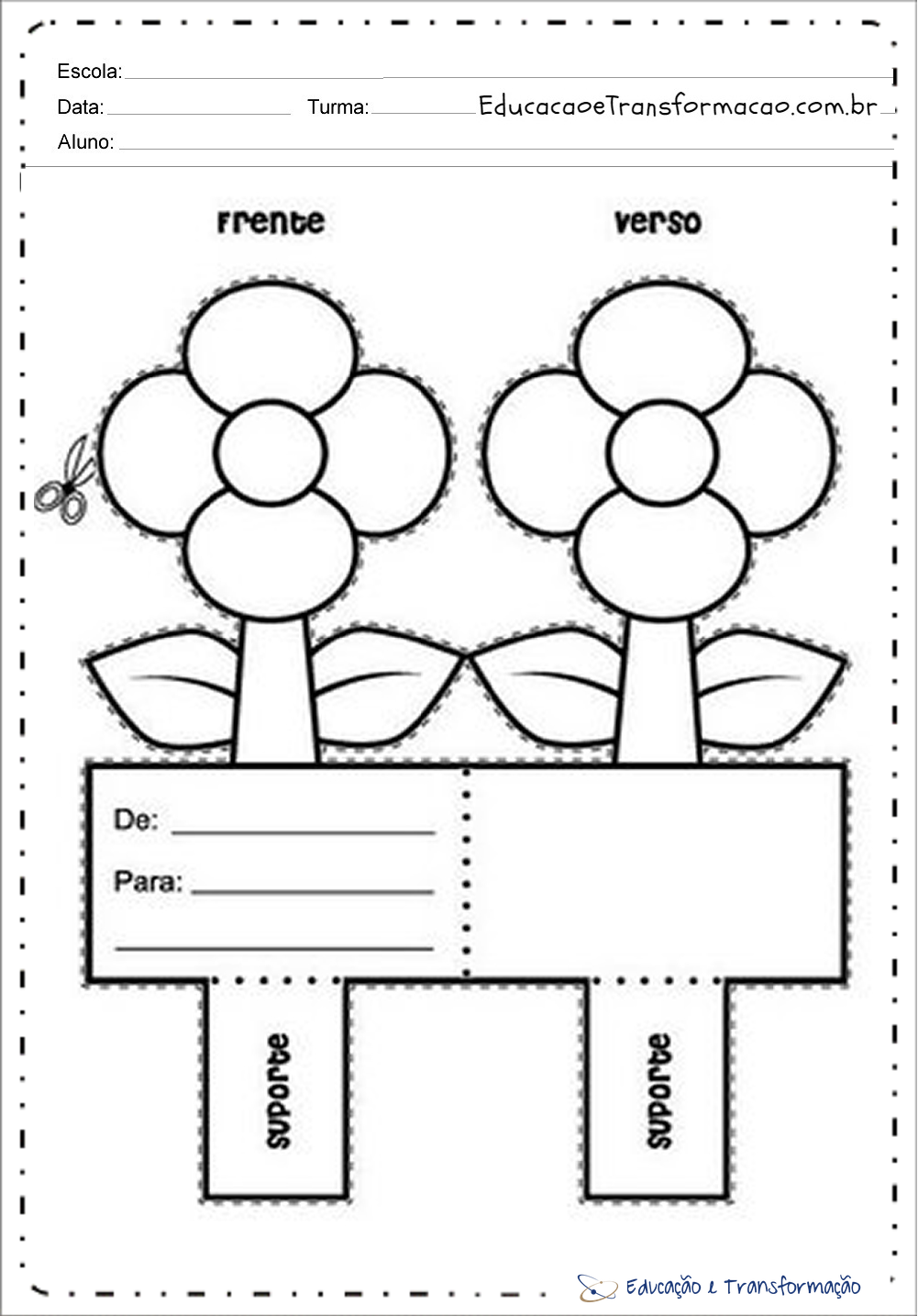 Plano de Aula Dia das Mães