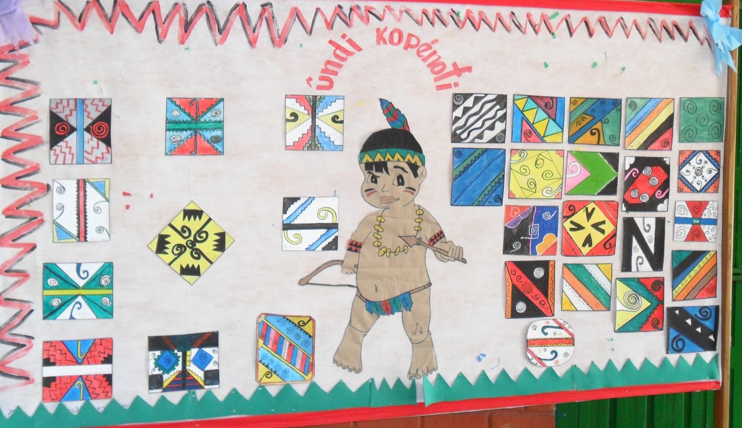 Cartaz Dia do Índio para escola