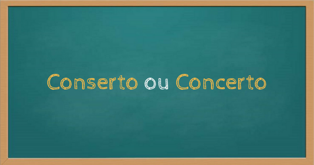 Conserto ou concerto
