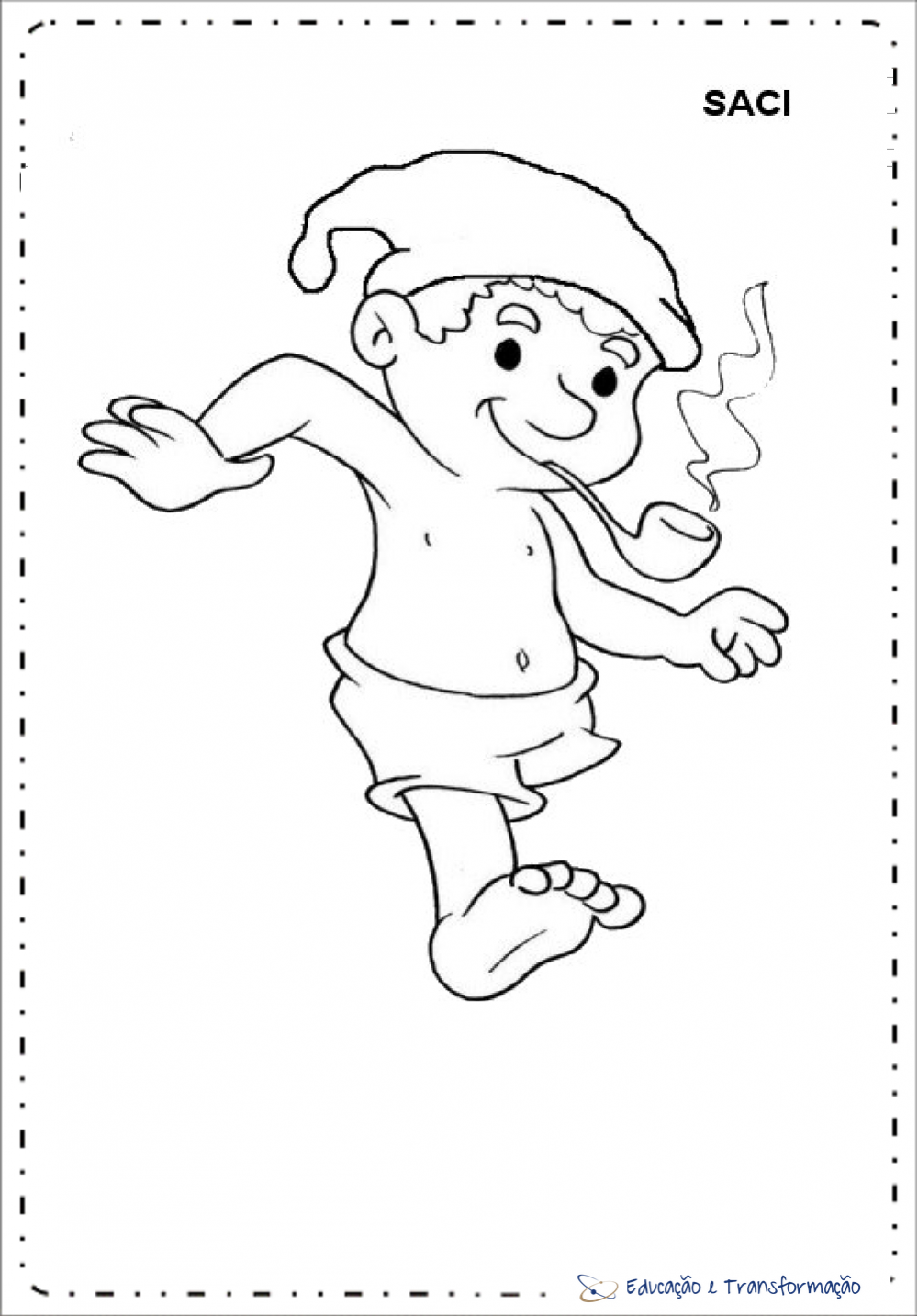 Saci Perere Sitio Do Picapáu Amarelo Desenho
