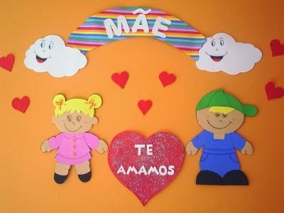 Painel Dia das Mães em EVA