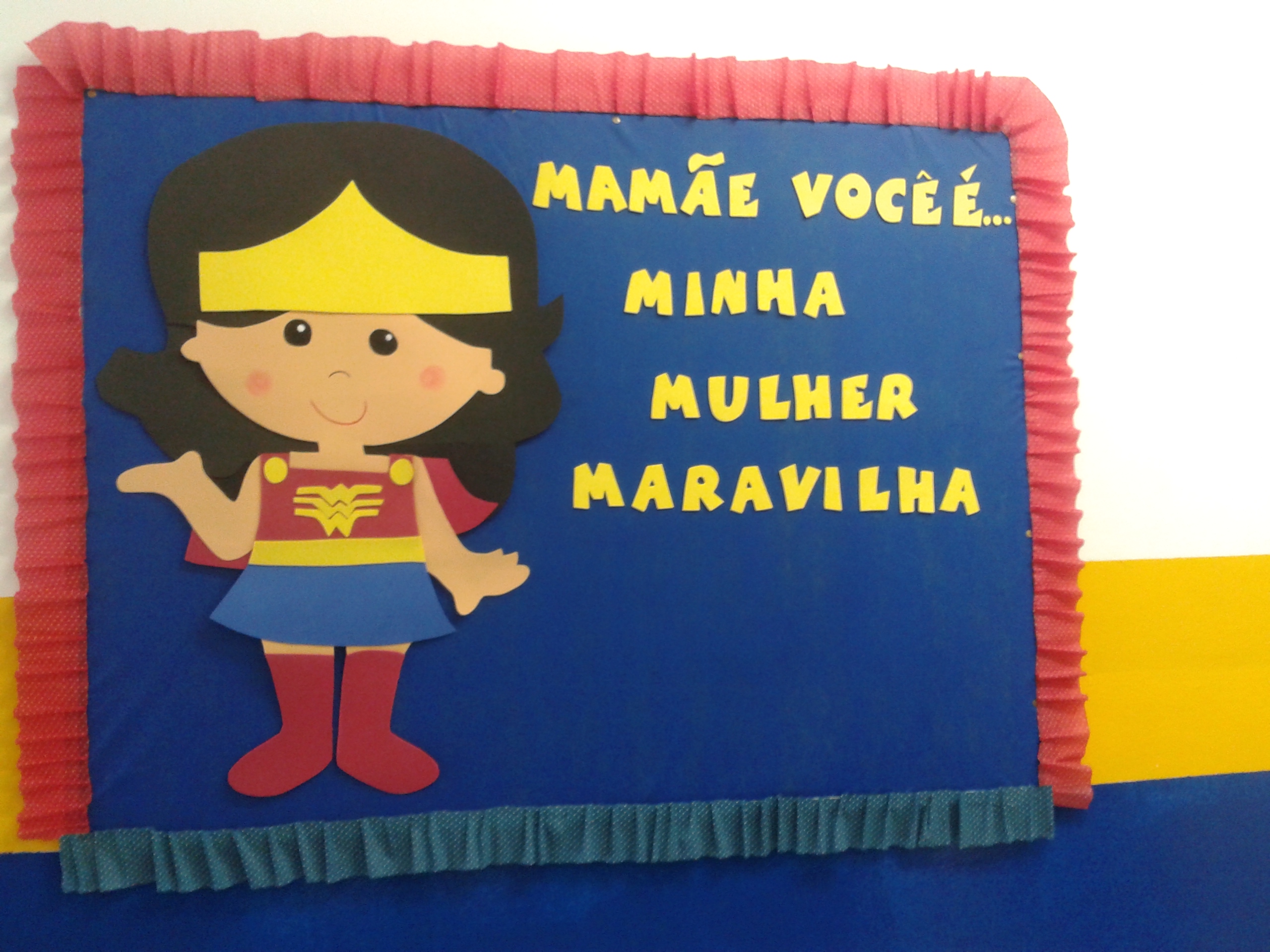 Cartaz Dia Das Mães Para Educação Infantil Em Eva Com Moldes