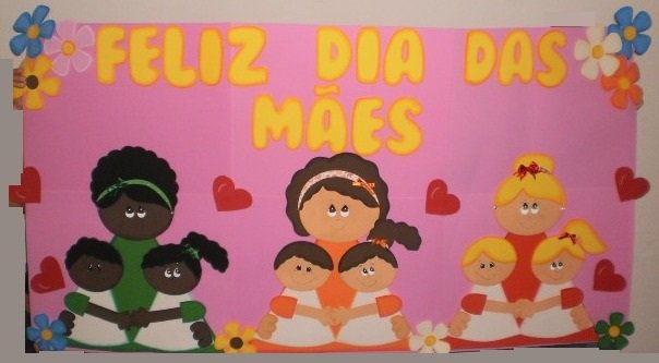 Painel Dia das Mães em EVA