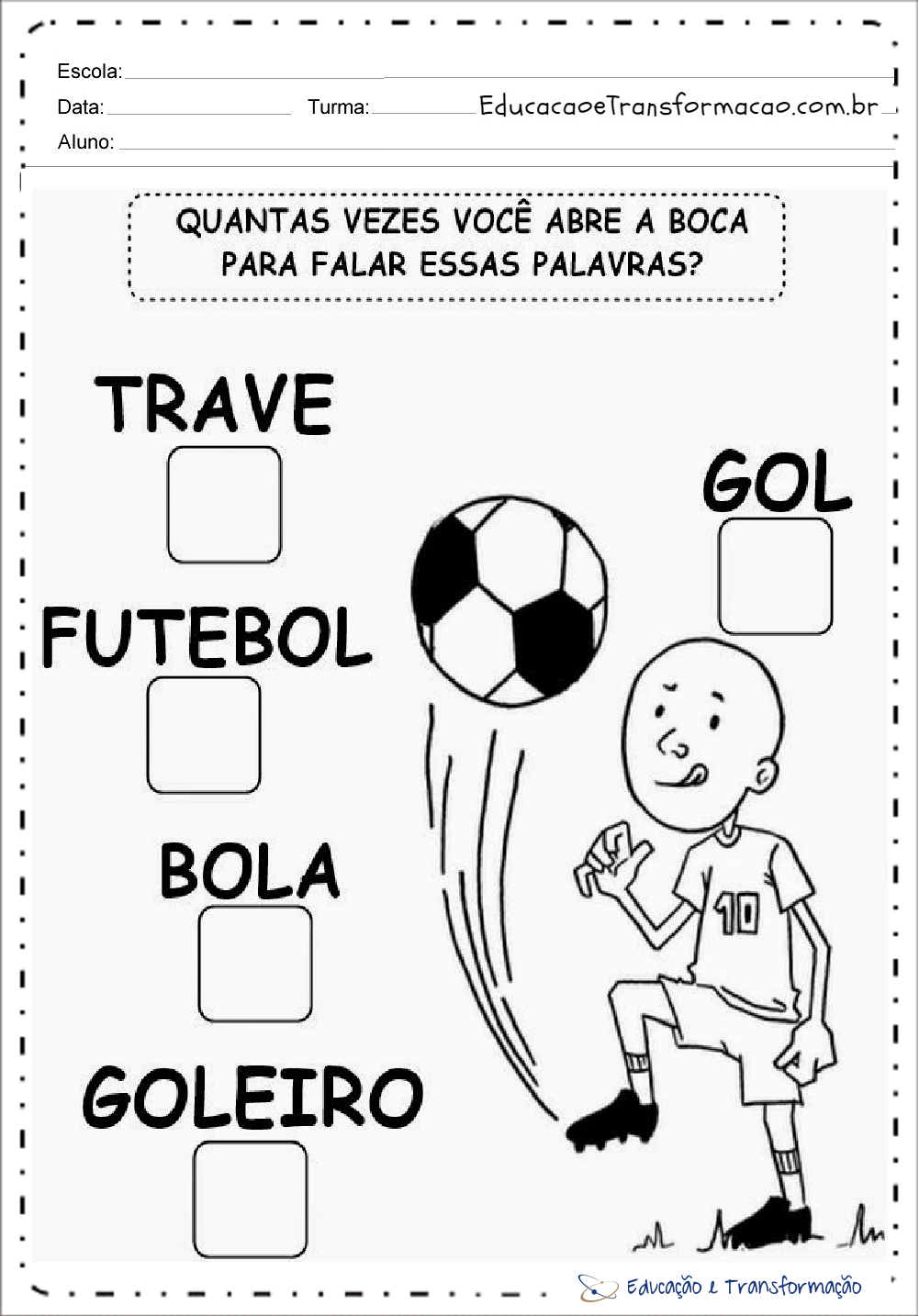 Atividades Copa do Mundo Educação Infantil