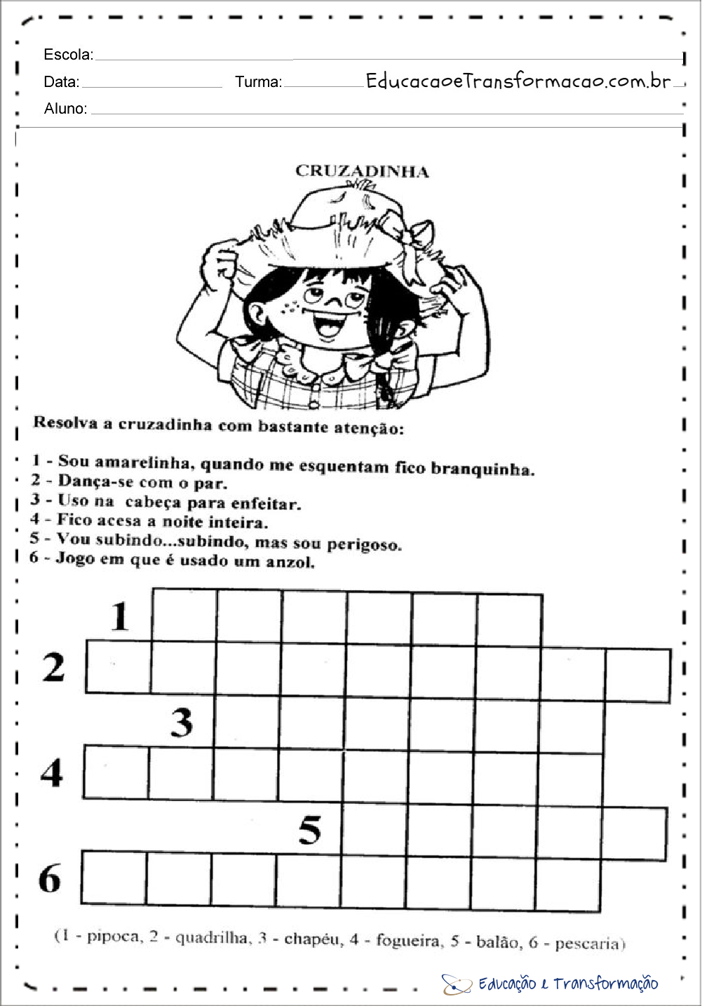 Atividades juninas