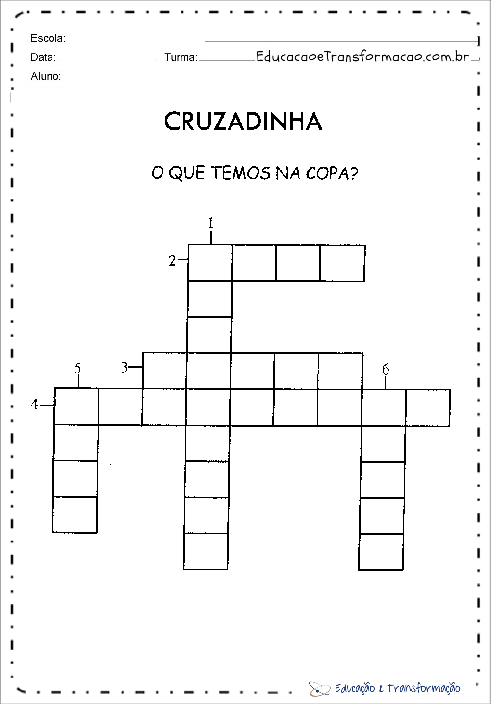 Atividades sobre a Copa do Mundo