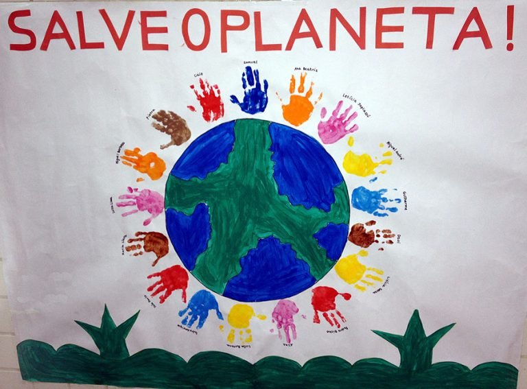 Cartaz Meio Ambiente para Educação Infantil na escola - Painel e Mural