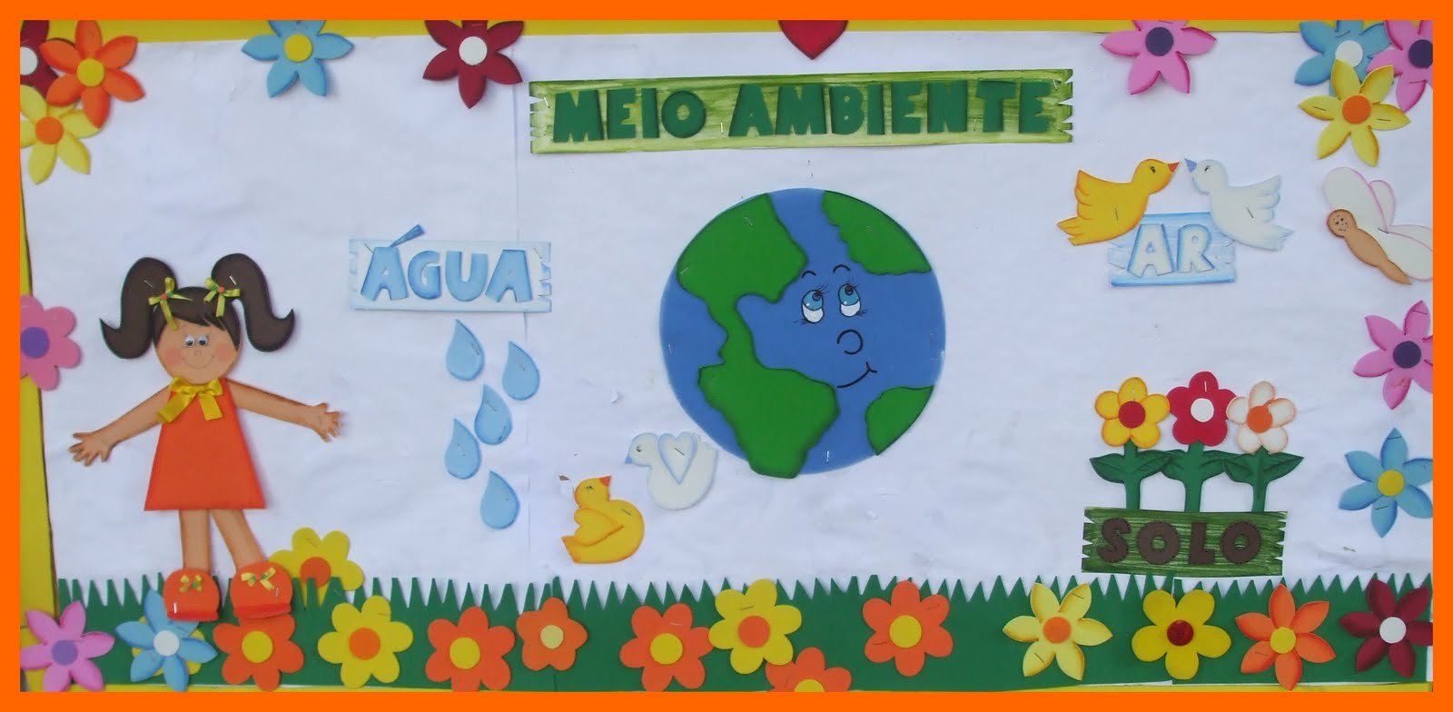 Decoração Meio Ambiente na escola