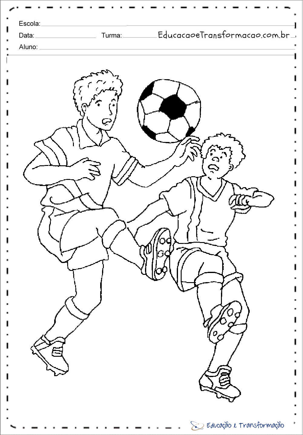 Desenhos para colorir Copa do Mundo