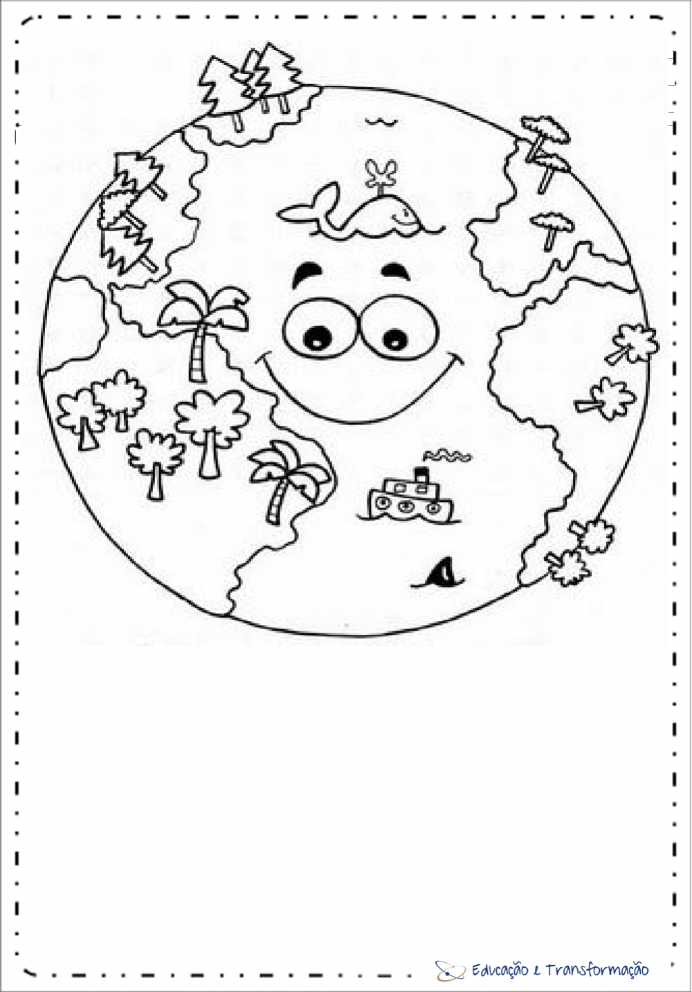 Desenhos para colorir meio ambiente para imprimir – Educação e