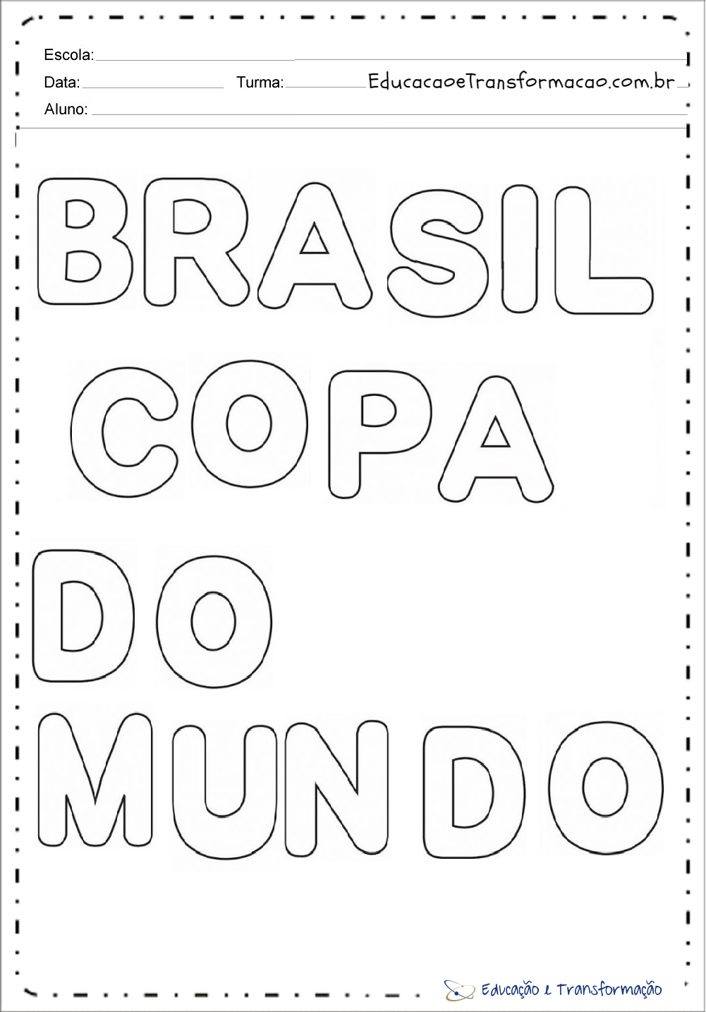 Moldes Copa do Mundo