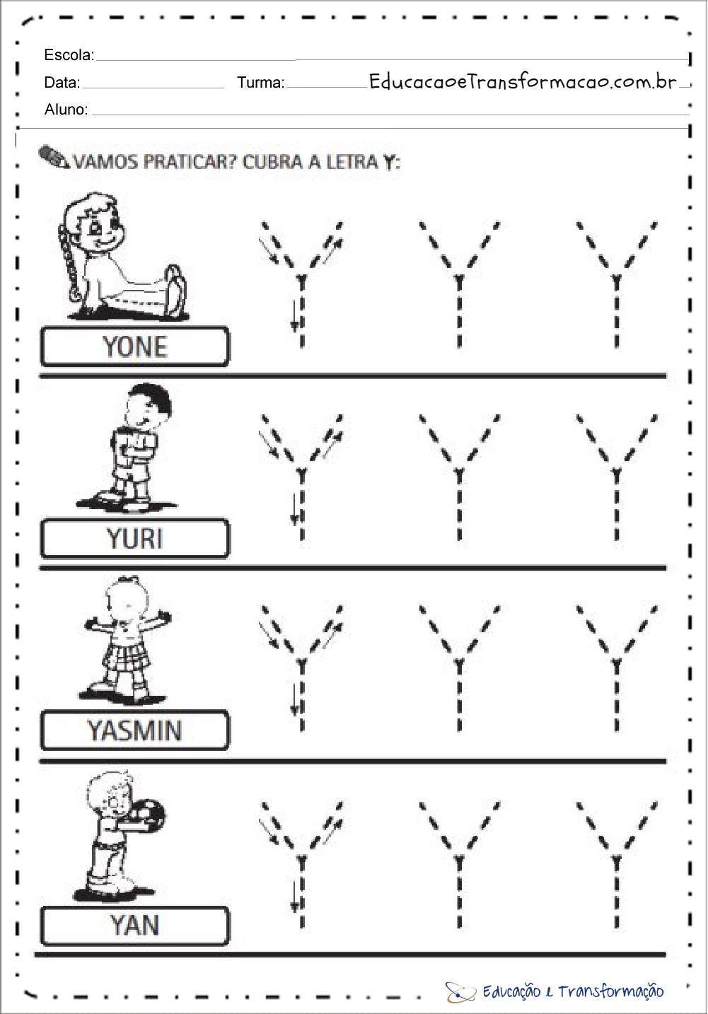 ATIVIDADE DE ALFABETIZAÇÃO - EDUCAÇÃO INFANTIL - LETRA U  Atividades letra  e, Atividade letra u, Atividades pedagogicas