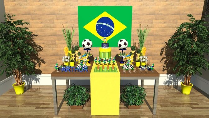 Decoração Copa do Mundo para festas