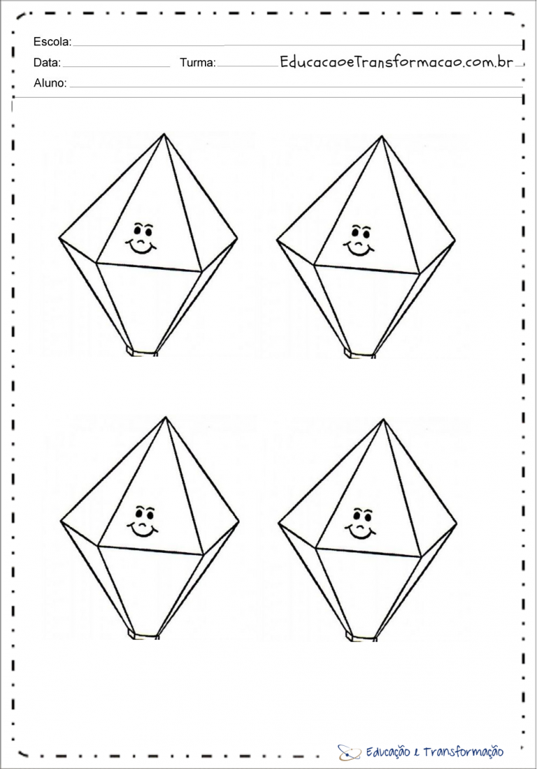 Moldes de Balão para festa junina – Educação e Transformação