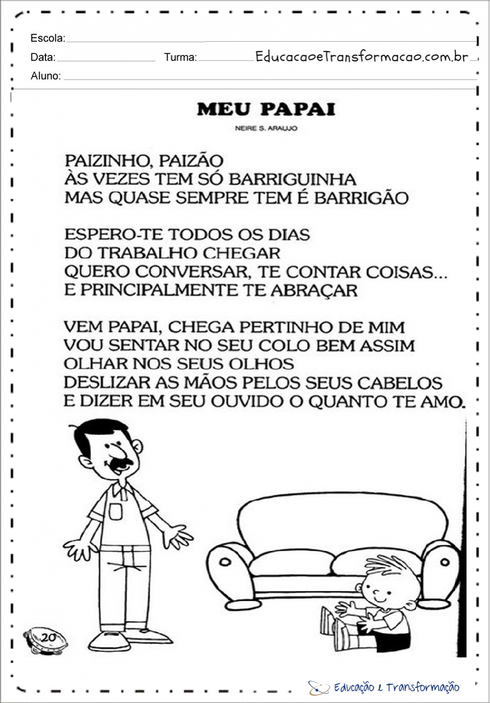 Texto para dia dos pais