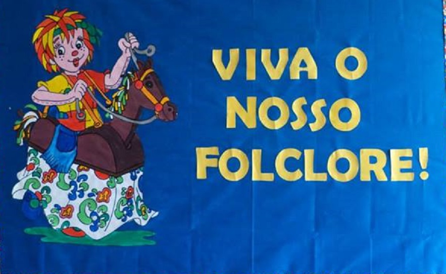 Mural folclore em EVA