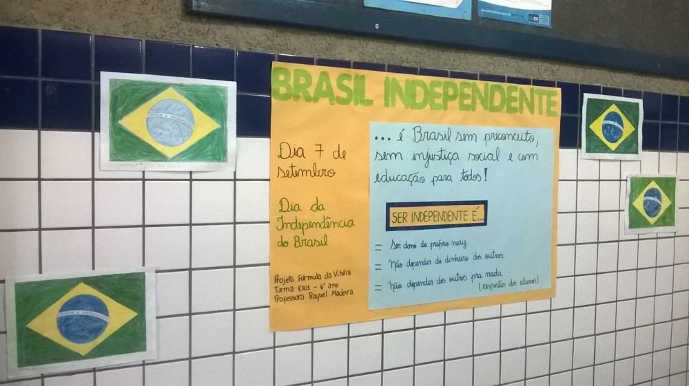 Cartaz Independência do Brasil