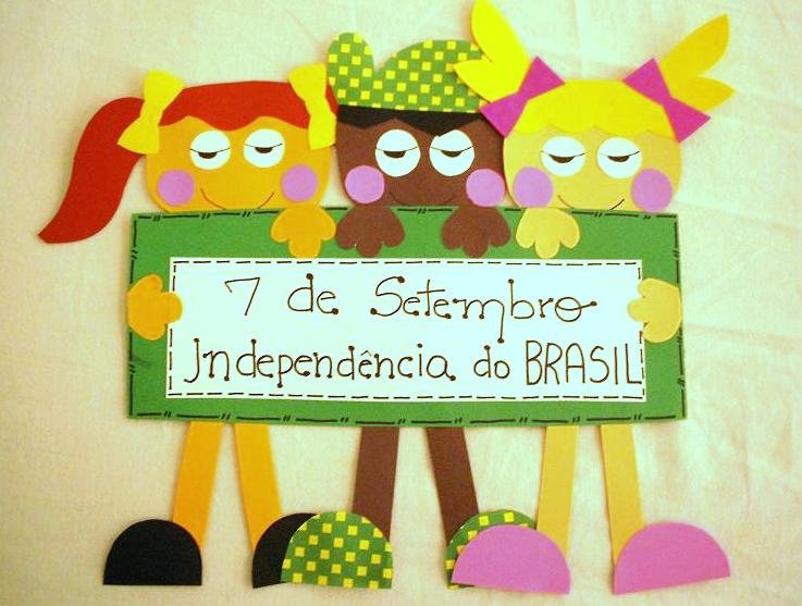 Painel independência do Brasil para escola