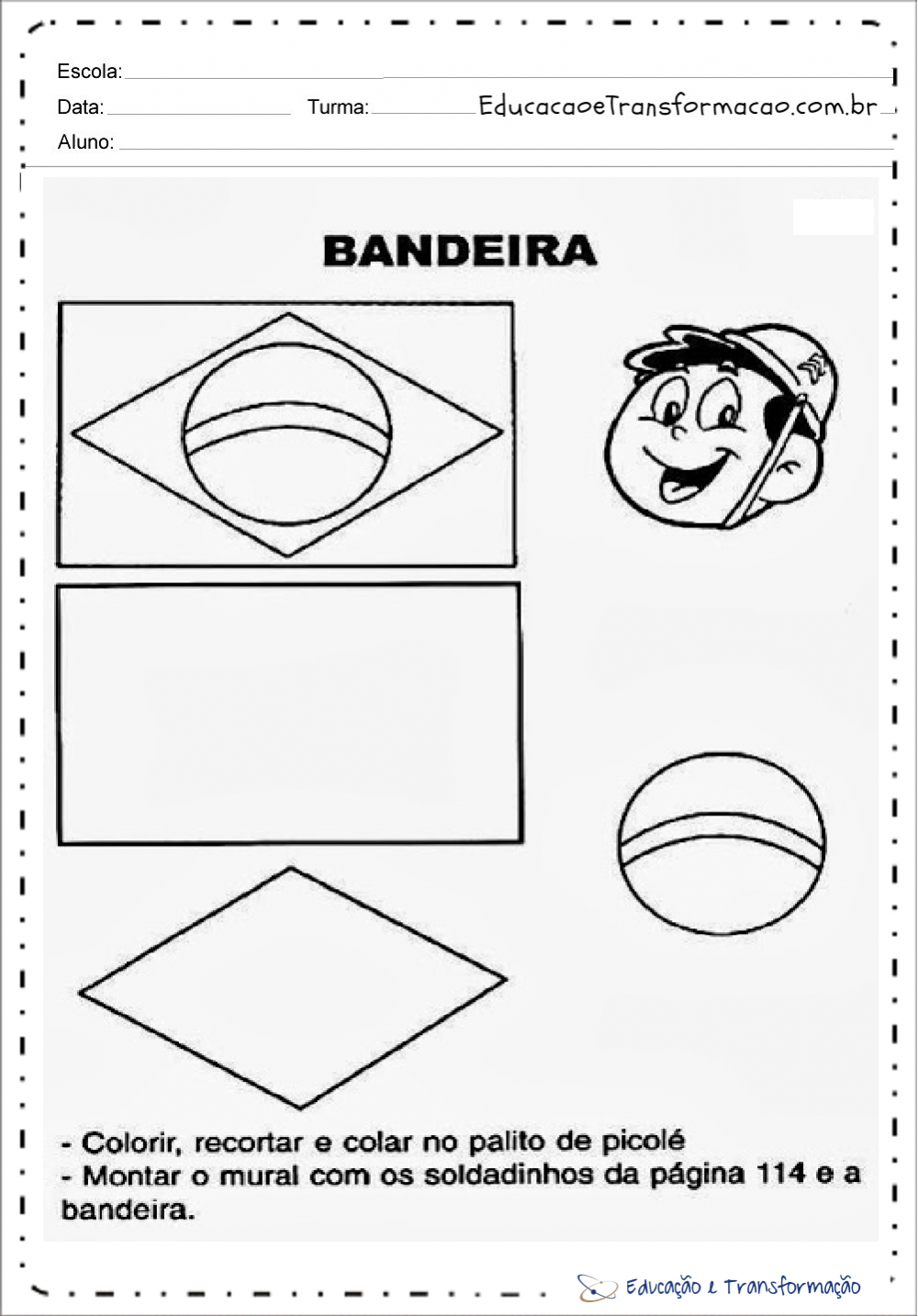 Atividades dia da bandeira