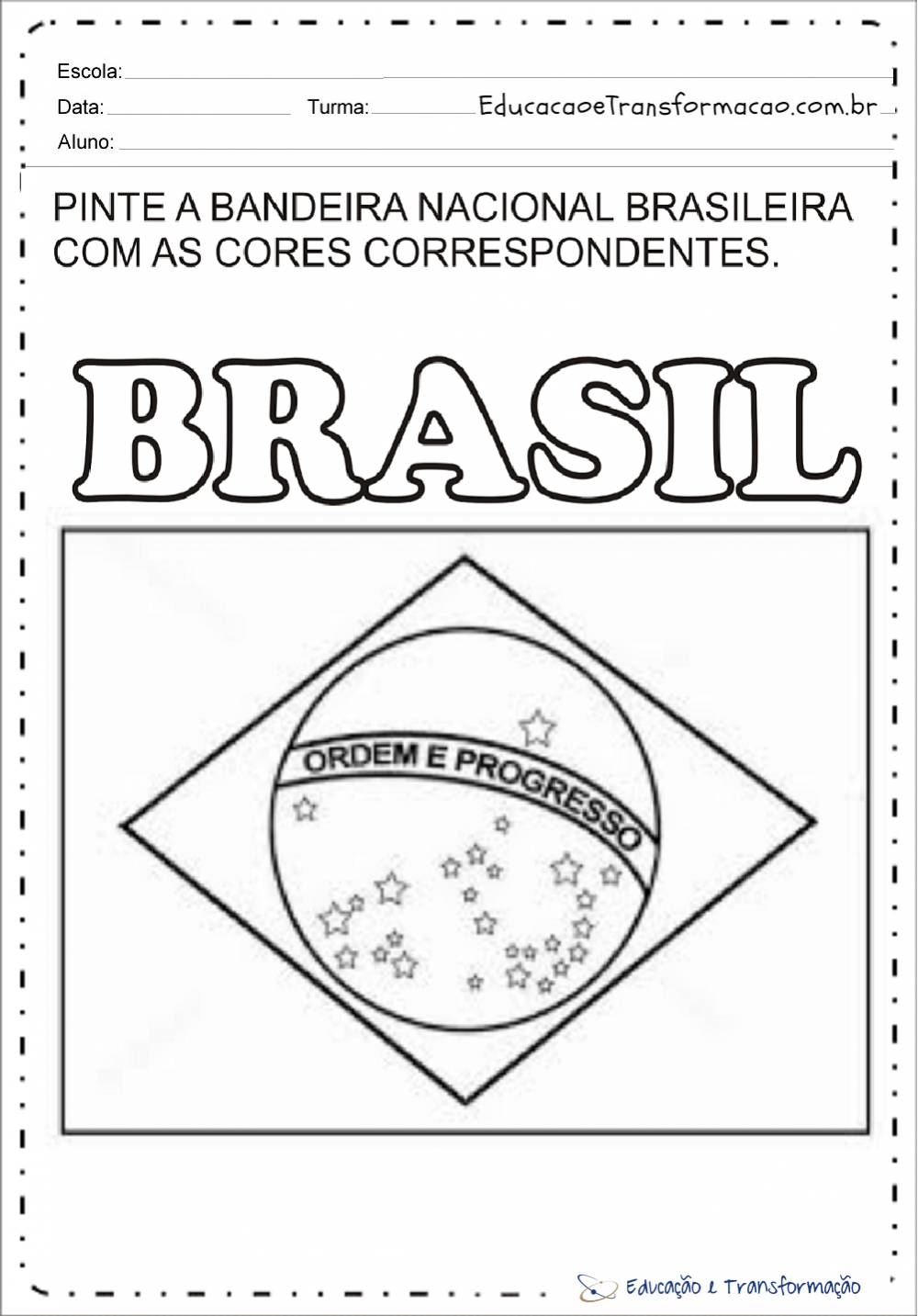 Atividades dia da bandeira