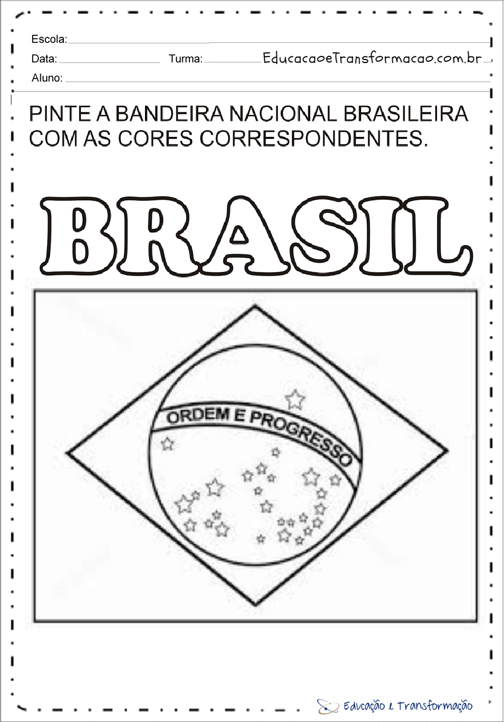 Dia Da Bandeira Atividades - FDPLEARN