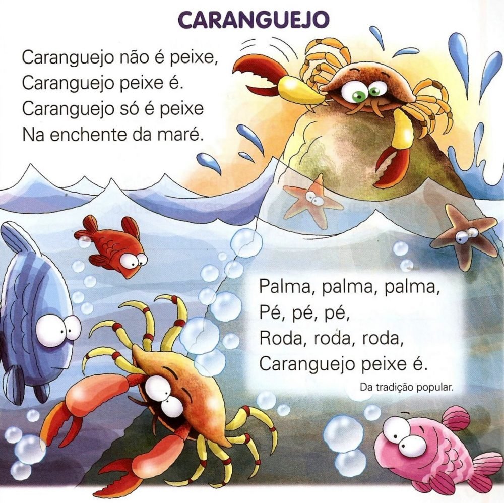 Texto infantil para imprimir