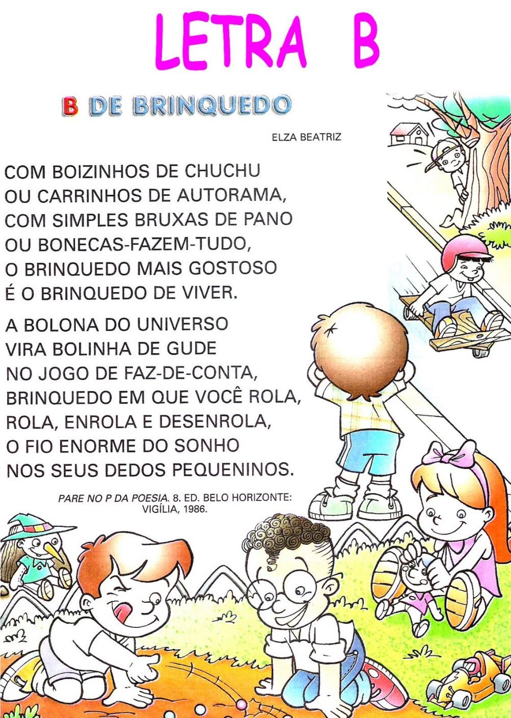 Texto pequeno infantil para leitura - Textos curtos para imprimir