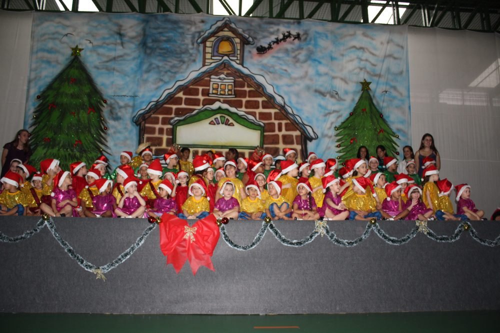 Mural de Natal para educação infantil em EVA ou FELTRO