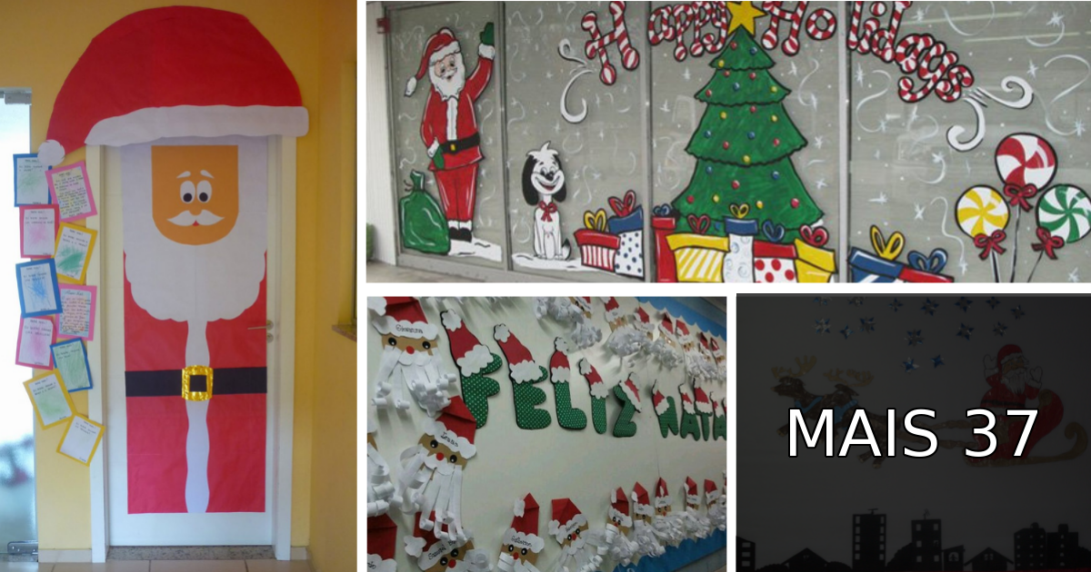 Mural de Natal para educação infantil em EVA ou FELTRO Mural de Natal para educação infantil em EVA ou FELTRO