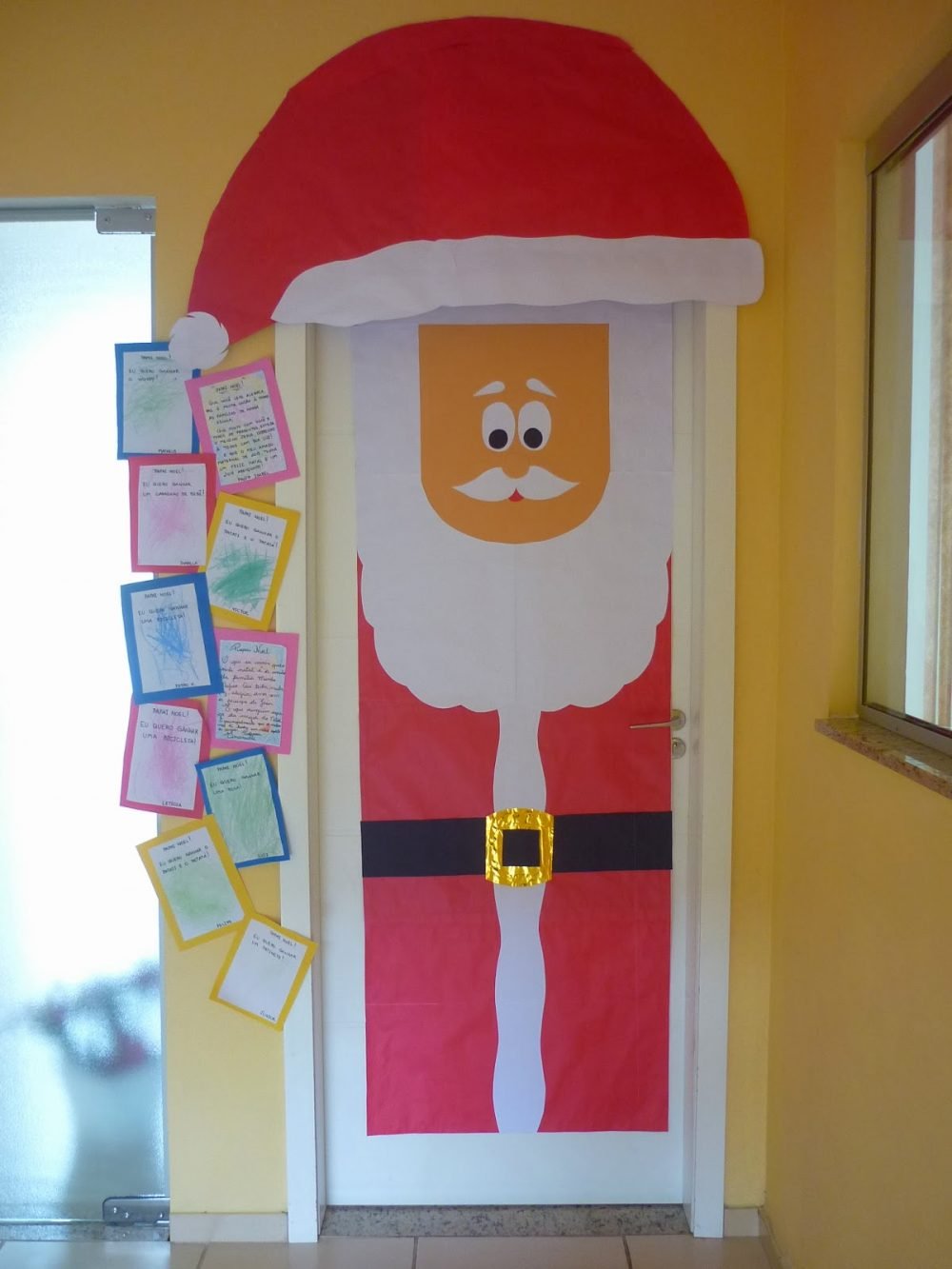 Mural de Natal para educação infantil em EVA ou FELTRO Mural de Natal para educação infantil em EVA ou FELTRO
