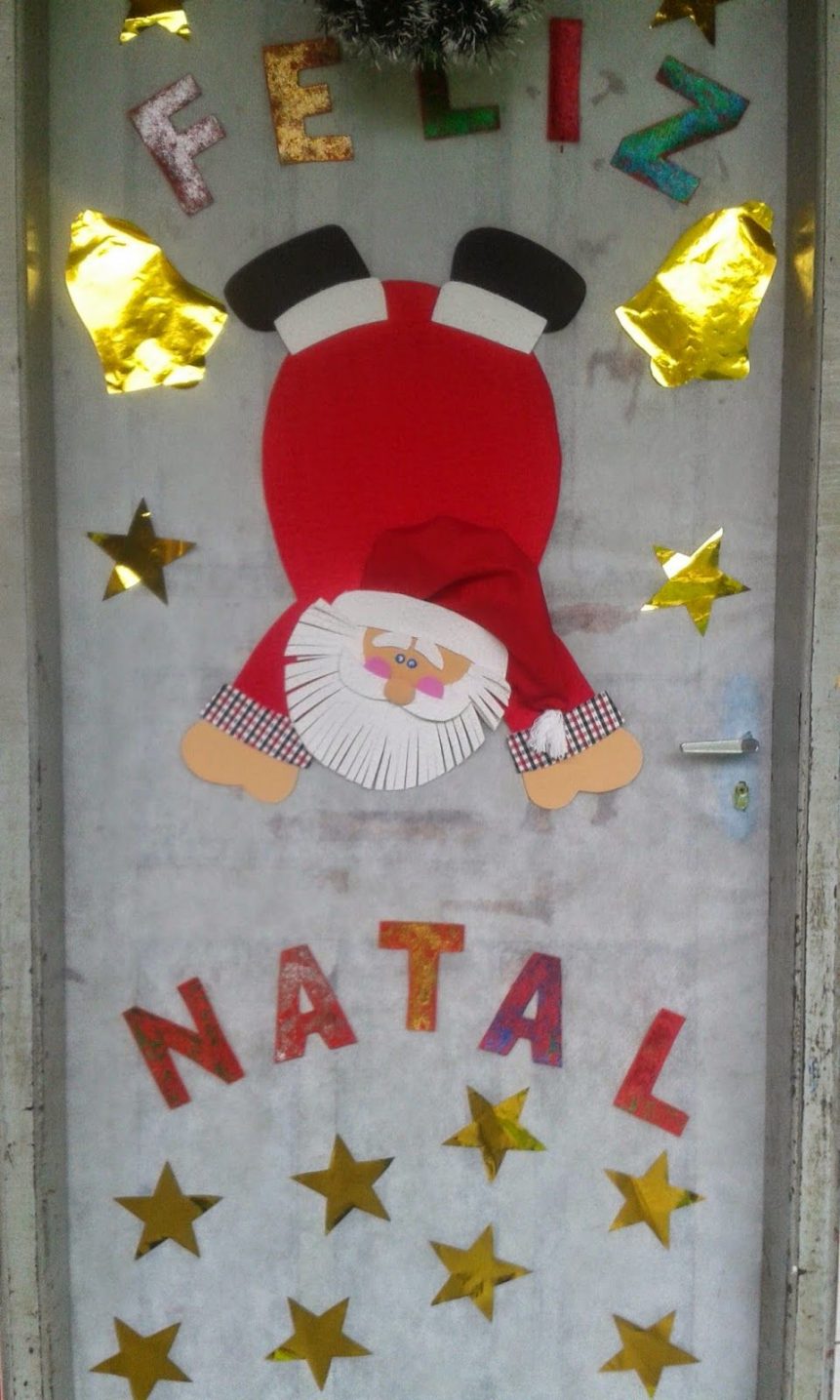 Mural de Natal para educação infantil em EVA ou FELTRO