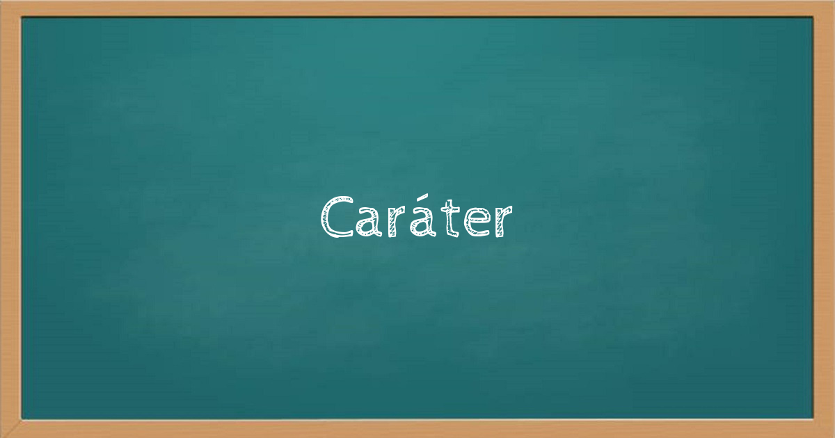 Caráter