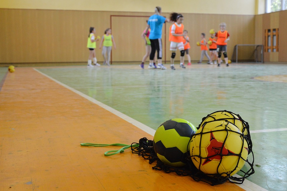 Jogadores de Handebol